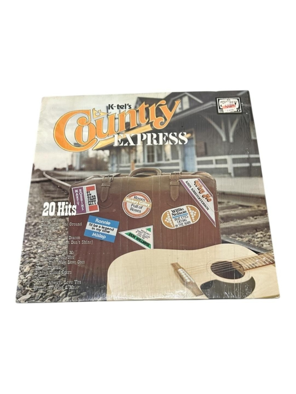 Vintage Country Express Vinyl LP 1976 K-Tel 20 Great Hits Country Black Canada